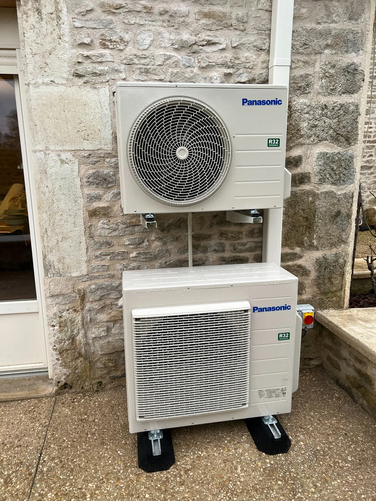 Chantier 2 — mono-split et tri-split (unité extérieure)